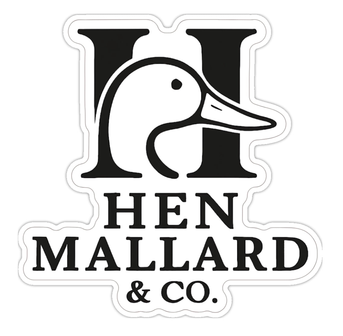 Hen Mallard & Co. Decal