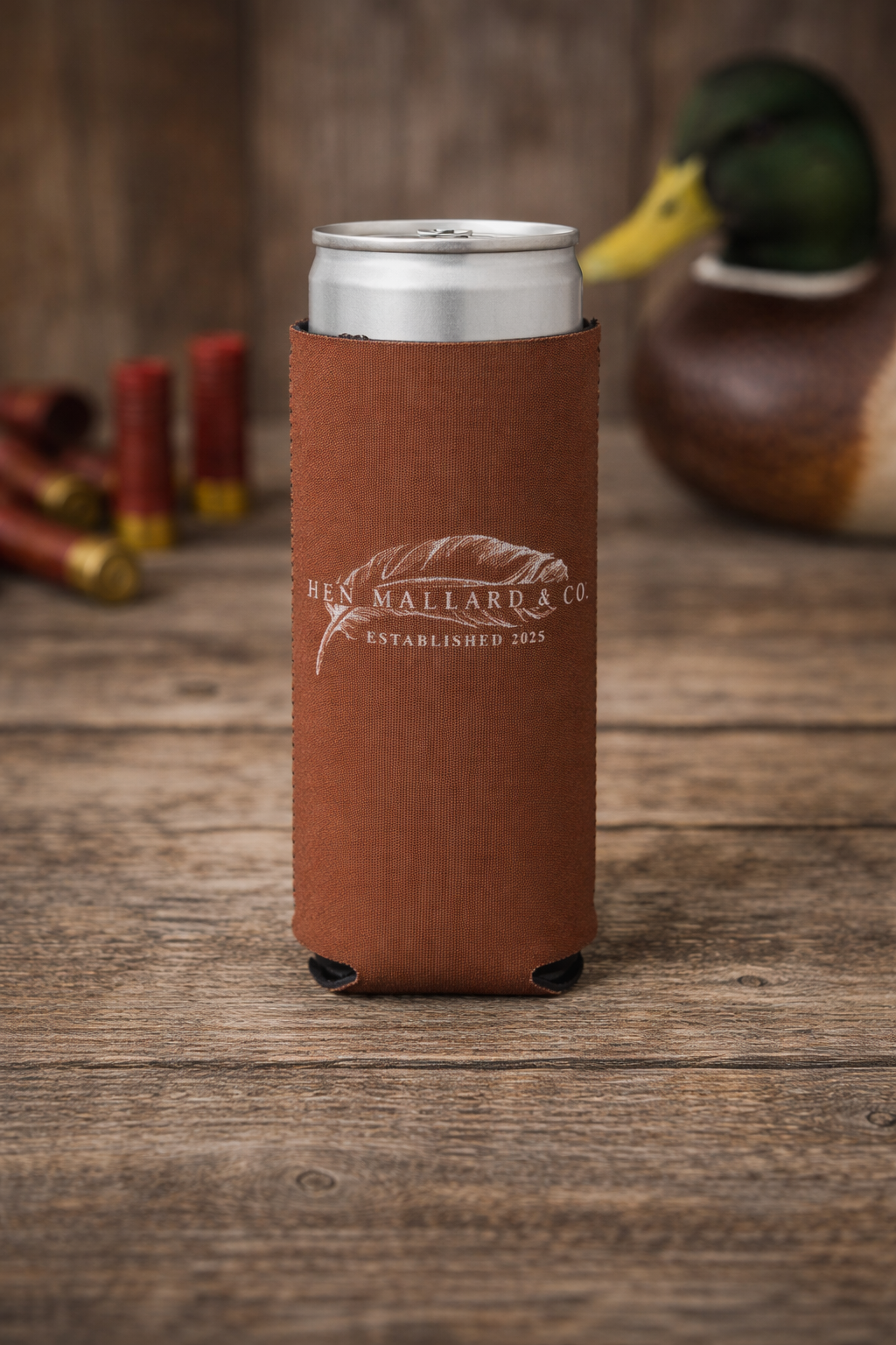 Hen Mallard & Co Neoprene Koozie