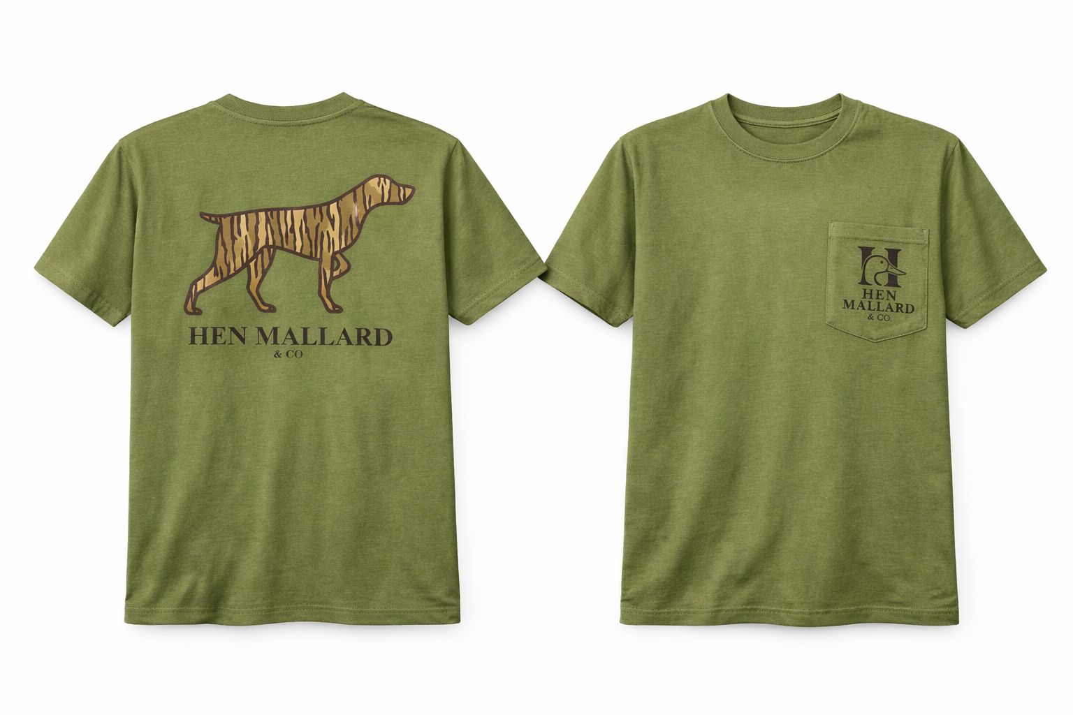 Hen Mallard Camo Pointer Tee